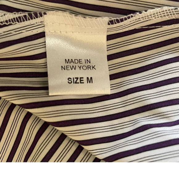 PETERSYN Womens‎ Lara Blouse One Shoulder Striped in Empire Size M New - Picture 9 of 10